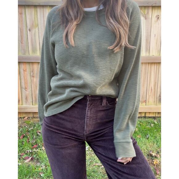 Banana Republic Olive Crewneck Knit Pullover - Picture 7 of 7